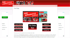 Desktop Screenshot of fireapparatusjournal.com