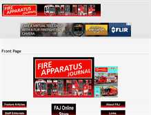 Tablet Screenshot of fireapparatusjournal.com